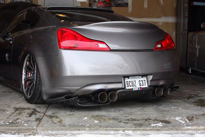 G37 Coupe exhaust inquiry 