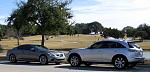 Our 08 G37S and 06 FX35 Sport-nosetonose2.jpg