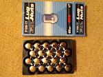 New in Box (20) Project Kics KYO-EI Chrome 17mm Hex Lug Nuts - 31mm length-photo.jpg