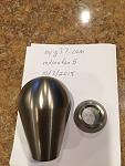 FS Lathe Werks Solid Titanium Teardrop Shift Knob-img_1495.jpg