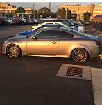 DPE cs-16 Deep concave bronze wheels-sunset-side-shot.jpg