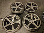 Vossen Matte Graphite CV3 Wheels + Rear Tires + TPMS-vossen_cv3_full_set.jpg