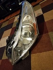 2010-2014 G37 Sedan Non-Sport Driver Side Head Lamp-head-lamp-with-scratch-and-chip.jpg