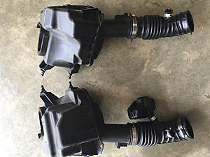 OEM Infiniti g37 Dual air intake boxes w/filter and tubes-img_5479.jpg
