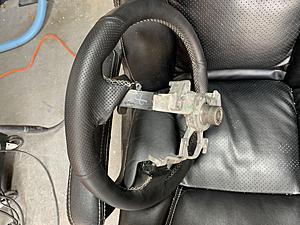 Steering wheel wrapped by member Ryne-7b4421a7-ab7b-4f22-869c-4ce0d101fe7f.jpeg
