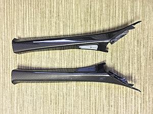 G37 Carbon Fiber Hydrodipped Engine Pieces A-Pillar-img_1998.jpg