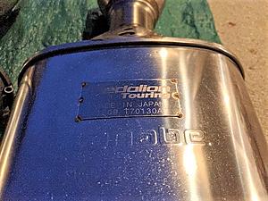 Tanabe T70130A Medalion Touring Axle-Back Dual Muffler Exhaust System-exhaust2.jpg