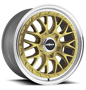 Rotiform Wheels R156 LSR Gold with Machined Lip - 19&quot;-drygd9a.jpg